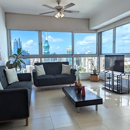 Yc 3602 L Apartamento 2Br En Av Balboa Kota Panama Bagian luar foto