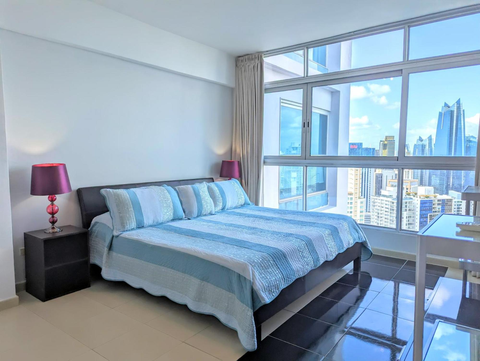 Yc 3602 L Apartamento 2Br En Av Balboa Kota Panama Bagian luar foto